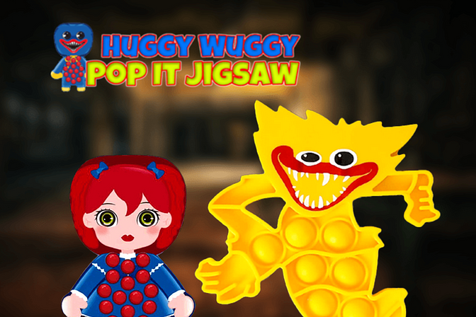 Huggy Wuggy Pop It Jigsaw