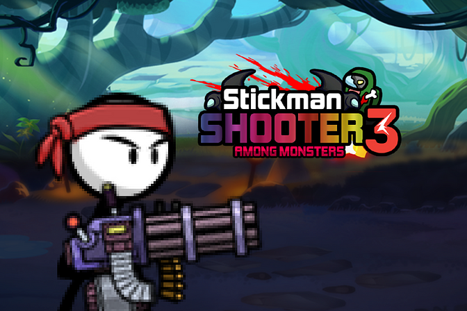 Stickman Shooting 3: Among Monsters