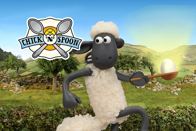 Shaun the Sheep Chick N Spoon