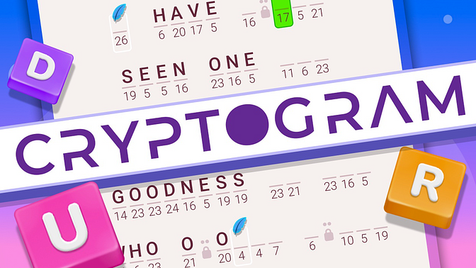 Cryptogram: Word Brain Puzzle