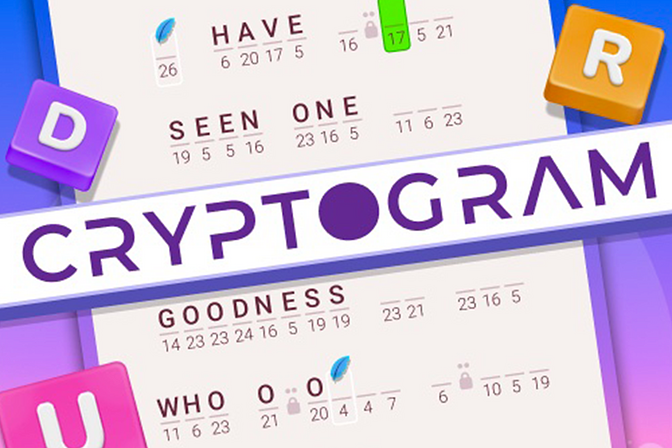 Cryptogram: Word Brain Puzzle
