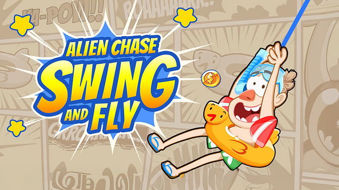 Alien Chase: Swing and Fly